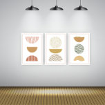 Ensemble d'affiches d'art géométrique minimaliste<br><div class="desc">Affiches de design contemporain avec des éléments de formes primitives. Illustration vectorielle abstraite moderne,  contemporaine,  créative</div>