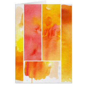 Ensemble d'aquarelle abstraite peint à la main