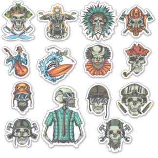 Ensemble De 14 Stickers Scrapbook Élégants D'Horre