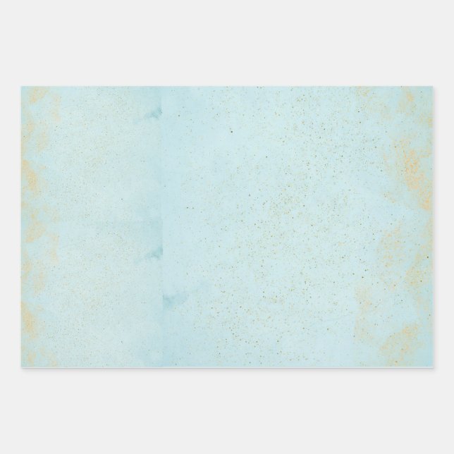 Ensemble de 3 feuilles plates de papier cadeau (Devant 2)