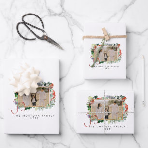 Ensemble de 3 feuilles plates de papier d'emballag