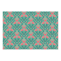 Ensemble de 3 feuilles plates de papier d'emballag