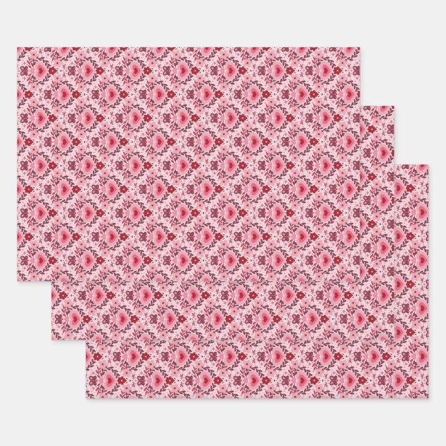 Ensemble de 3 feuilles plates de papier d'emballag (Lot)