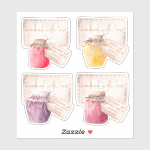 Ensemble de 4 Étiquettes pour jambons maison