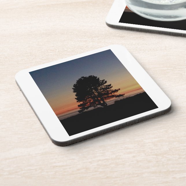 Ensemble de 6 dessous de verre en liège durables a (Côté gauche)