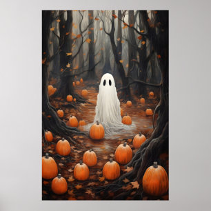 Ensemble de 6 impressions de fantôme Halloween imp