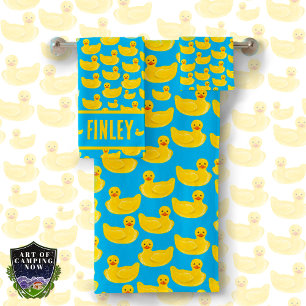 Ensemble de bain personnalisé pour enfants Canard