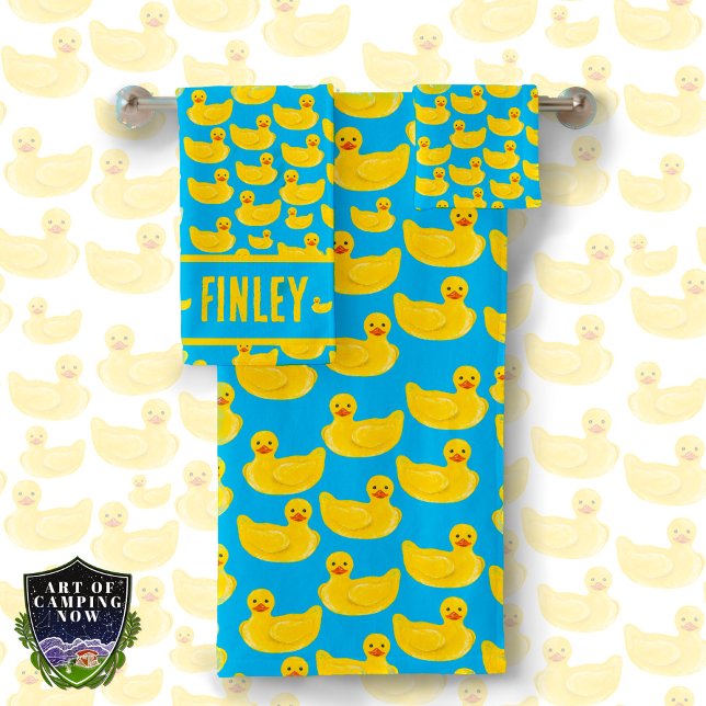 Ensemble de bain personnalisé pour enfants Canard  (Créateur téléchargé)