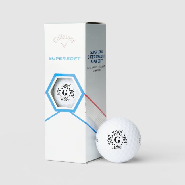 Ensemble de balles de golf à blason personnalisé a (Conditionnement)
