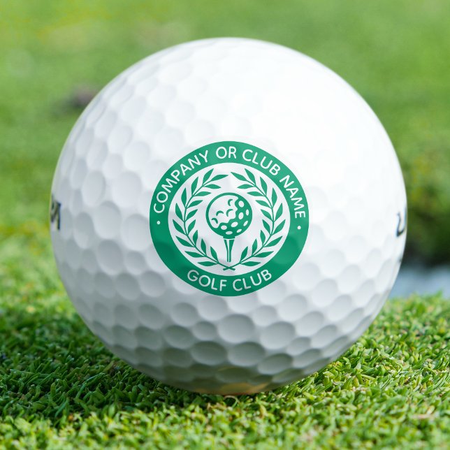 Ensemble de balles de golf classiques avec nom de  (Créateur téléchargé)