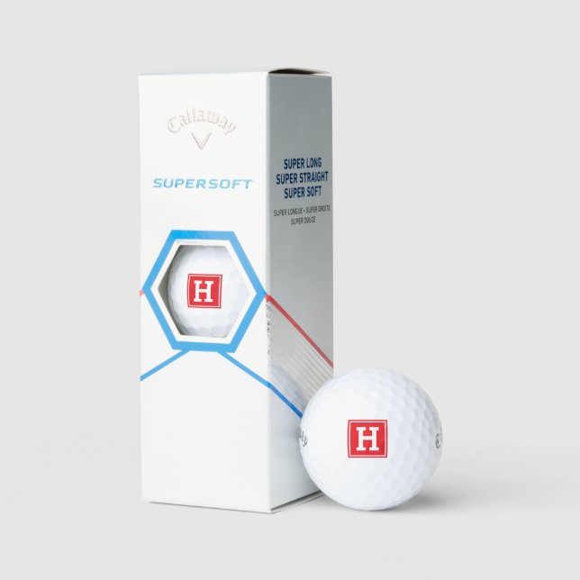 Ensemble de balles de golf personnalisées avec ini (Conditionnement)