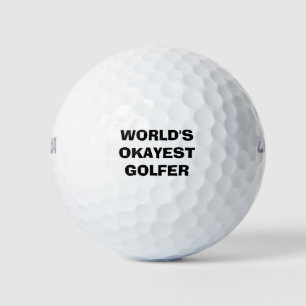 Ensemble de balles de golf World's Okayest Golfer