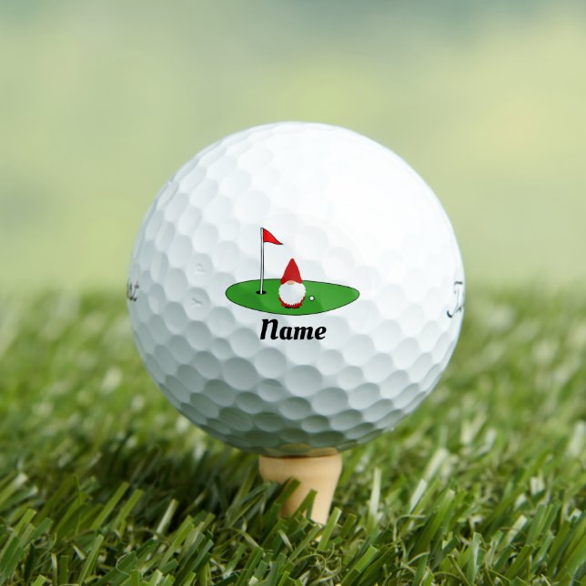 Ensemble de boîtes-cadeaux de balles de golf gnome (T-shirt Insitu)