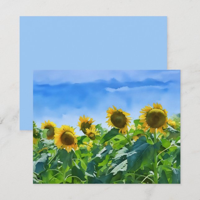 Ensemble de cartes de notes d'art floral de tourne (Devant / Derrière)