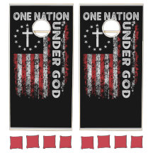 Ensemble de Cornhole Patriotique : Une Nation sous