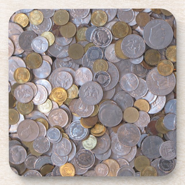 Ensemble de Dessous de verre au trésor de pirates (Devant)