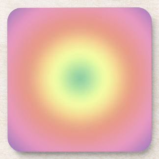 Ensemble de dessous de verre - Cercles arc-en-ciel