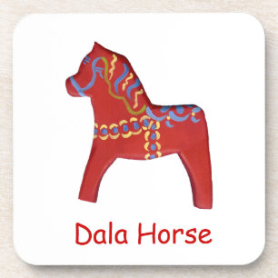 Ensemble de Dessous de verre Dala Horse Personnali