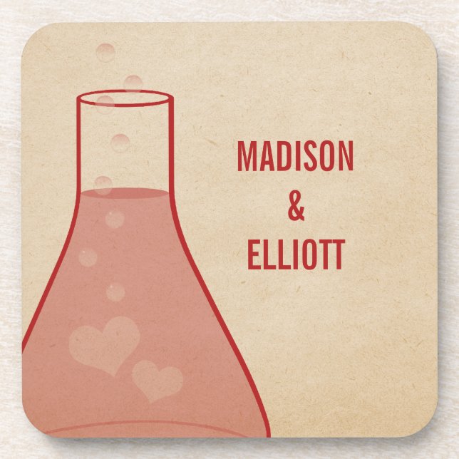 Ensemble de Dessous de verre de bécher Whimsical,  (Devant)