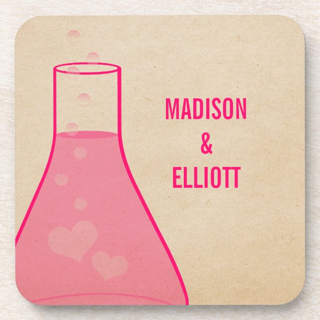 Ensemble de Dessous de verre de bécher Whimsical,  (Devant)