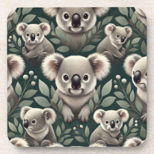 Ensemble de dessous de verre de boisson Koala