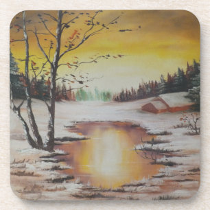 Ensemble de Dessous de verre de liège Ann Hayes Sc