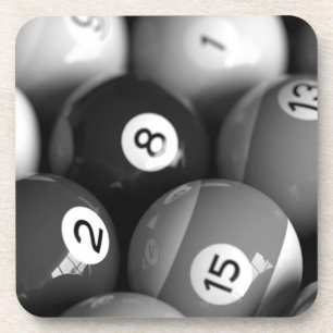 Ensemble de dessous de verre de liège de billards