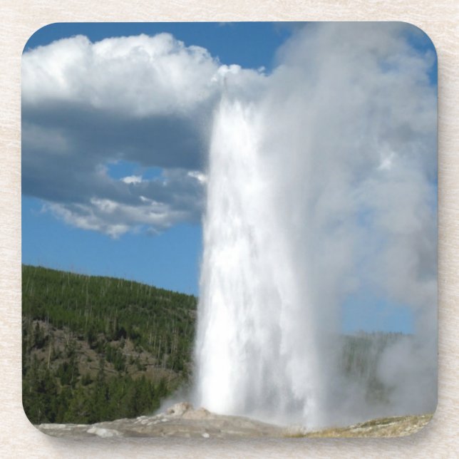 Ensemble de dessous de verre de l'Old Faithful Gey (Devant)