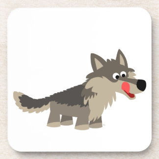 Ensemble de Dessous de verre de loups affamés en c
