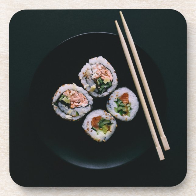 Ensemble de dessous de verre de sushi (Devant)