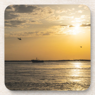 Ensemble de dessous de verre Destin Sunset And Hel