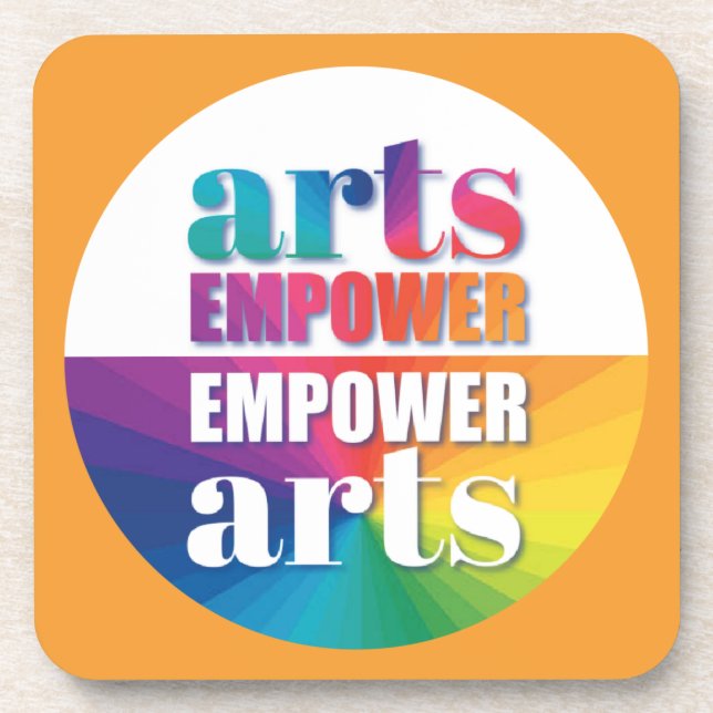 Ensemble de dessous de verre EMPOWER les arts (Devant)