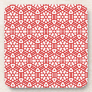 Ensemble de dessous de verre - Hexagon avec Barres