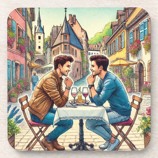 Ensemble de dessous de verre - Les rues de Benwihr (Devant)