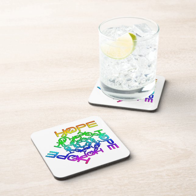 Ensemble de dessous de verre - MultiColor - ESPOIR (Côté Droit)
