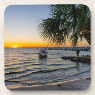 Ensemble de Dessous de verre Sunset de la Floride 