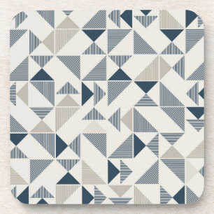 ensemble de dessous de verre triangles modernes