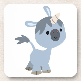 Ensemble de Dessous de verre Unicorn Bébé joyeux d
