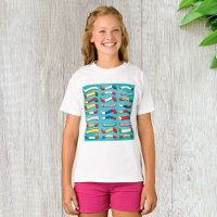 Ensemble de drapeaux T-shirt filles