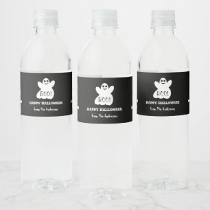 Ensemble de Étiquettes de bouteilles d'eau fantôme