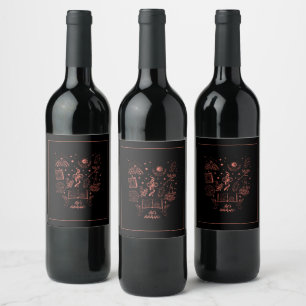 Ensemble de Étiquettes de nourriture et de boisson