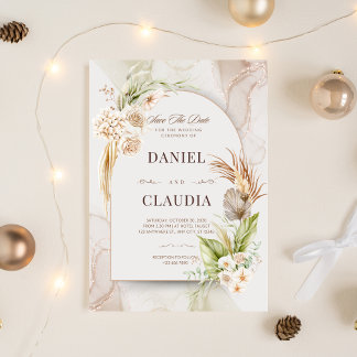 Ensemble de Faire-part de mariage Boho Arch | Mini