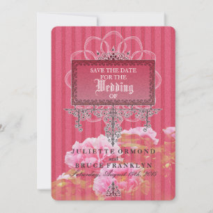 Ensemble de Faire-part de mariage de flamme baroqu