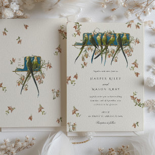Ensemble de faire-part de mariage Parrot Botanical