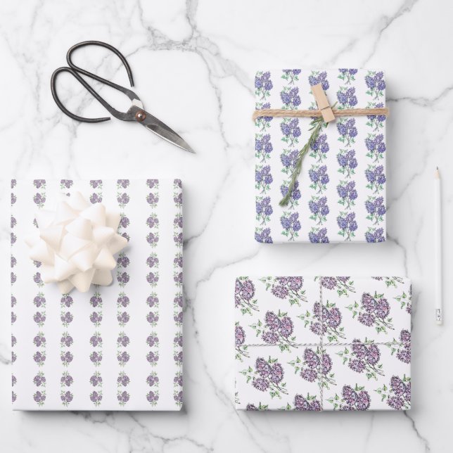 Ensemble de feuilles d'emballage cadeau - NGA Wate (Recto)