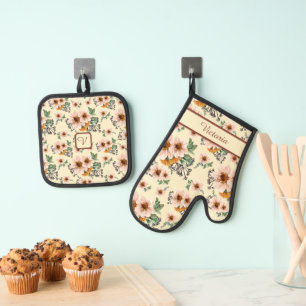 ENSEMBLE DE GANT DE CUISINE ET DE MANIQUE