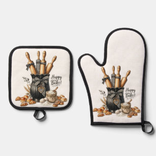 ENSEMBLE DE GANT DE CUISINE ET DE MANIQUE 