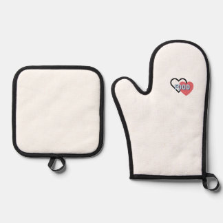 Ensemble De Gant De Cuisine Et De Manique amour de la nourriture