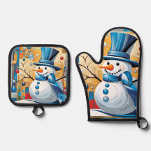 Bonhomme de neige abstrait