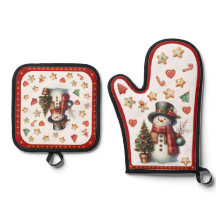 Bonhomme de neige de manche de four et cookies de 